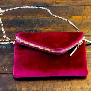 Altar'd state velvet clutch/bag